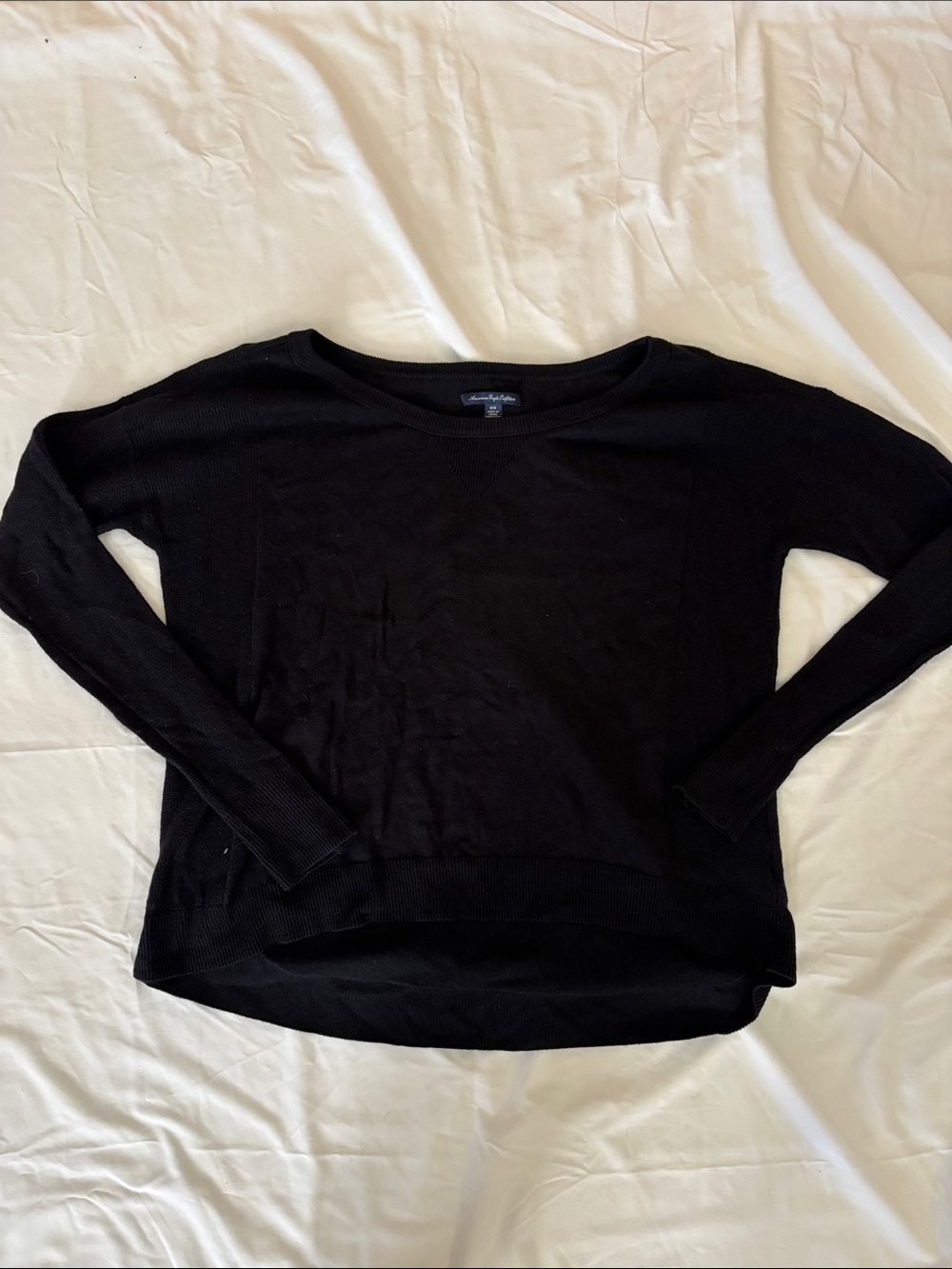 American Eagle Outfitters -  Vintage Fit Black Knit Pullover Sweater!!!